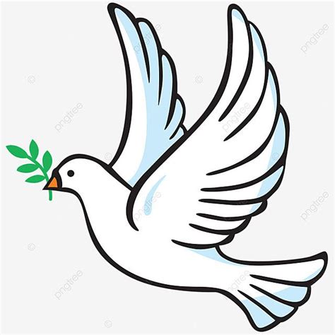 Peace Dove Clipart Transparent Background, Dove Of Peace Cartoon Clipart, Peace Dove, Cartoon ...