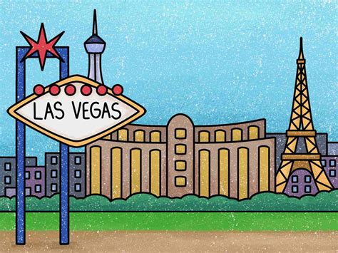 Easy Las Vegas Drawing - HelloArtsy