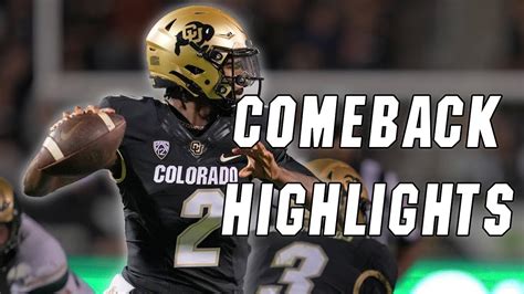 Shedeur Sanders Colorado State COMEBACK HIGHLIGHTS - YouTube