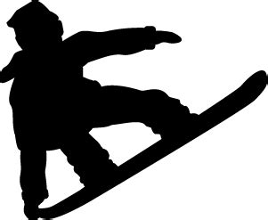 Snowboarder Silhouette - ClipArt Best