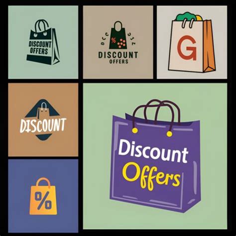 Grocery Bag - Logo Design Template Total = 06 - MasterBundles