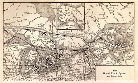 Grand Trunk Railway Map