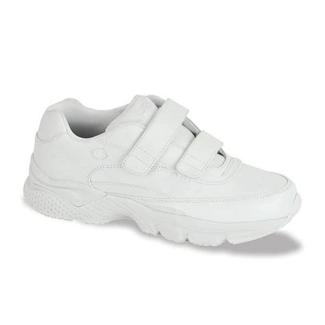 Apex - Apex X926M Men's Athletic Shoe: 7.5 Wide (E-2E) White Velcro - Walmart.com - Walmart.com