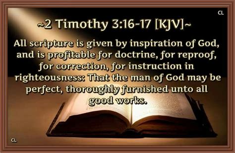 2 Timothy 3:16-17 KJV