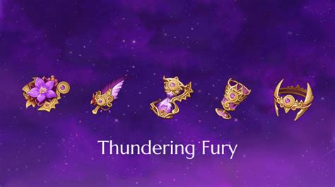 Thundering Fury Genshin Impact User Character Recommendations