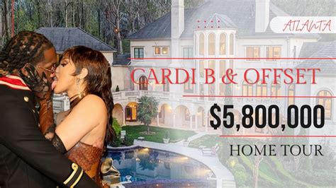 CARDI B AND OFFSET MANSION TOUR | $5,800,000 | ATLANTA DREAM HOME - YouTube