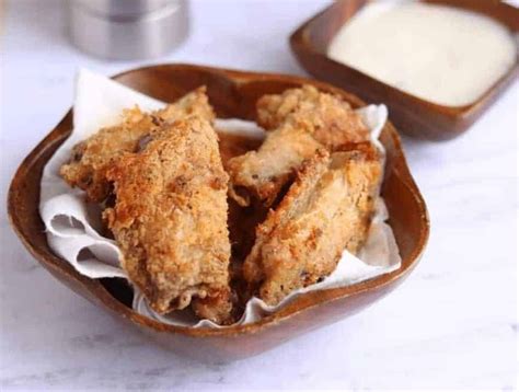 Easy Crispy Air Fried Breaded Chicken Wings