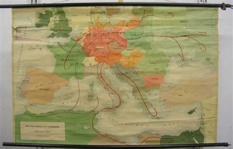 SCHULWANDKARTE ROLE MAP Wall Map School Map Greater Germany War 136x90 Card EUR 109,99 - PicClick DE