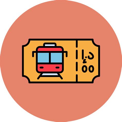 Train Ticket Vector Icon 20503518 Vector Art at Vecteezy