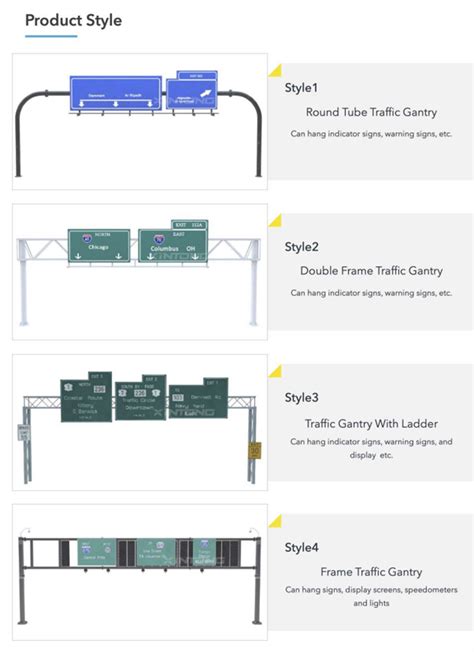 Customized Highway Cantilever Pole Steel Gantry