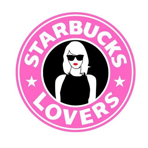 Taylor Swift Starbucks Lovers Logo SVG Download green - Etsy