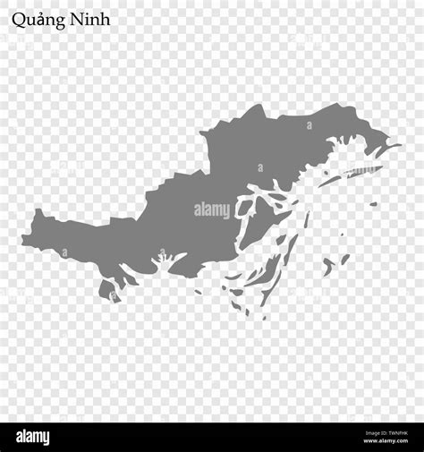 High Quality map of Quang Ninh is a province of Vietnam Stock Vector Image & Art - Alamy