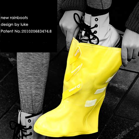 Motorcycle cycling Fashion high end rain boots pvc rain boots High rain ...