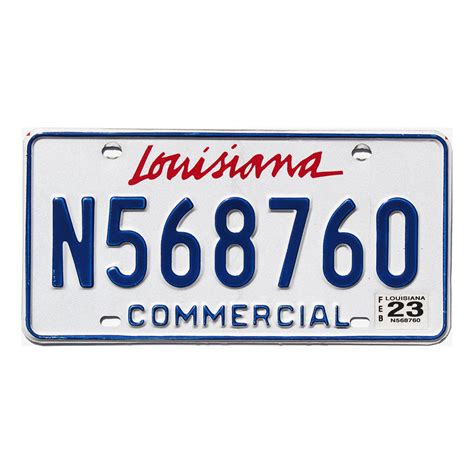 2023 Louisiana Commercial #N568760 | LA License Plates