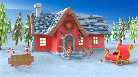 ArtStation - Santa Claus House