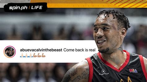 Calvin Abueva excited about PBA return. Why?