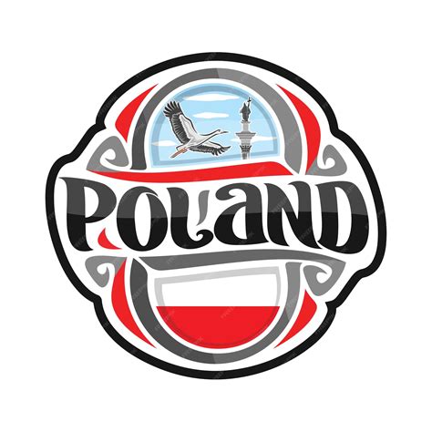 Premium Vector | Poland sticker flag logo badge travel souvenir ...