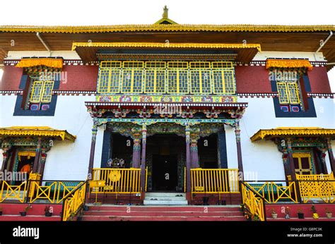 Entrance of Pemayangtse Monastery, Pelling, Sikkim, India Stock Photo - Alamy