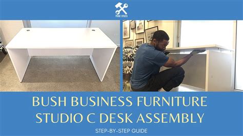 Bush Business Furniture Studio C Desk Assembly (Full Step-by-Step Guide ...