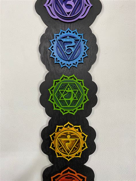 Chakra Wall Art Chakra Wooden Art Chakra Wall Hanging - Etsy