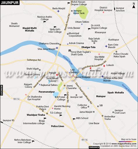 Jaunpur City Map