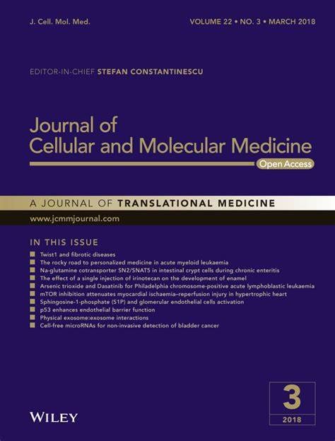 JOURNAL OF CELLULAR AND MOLECULAR MEDICINE_期刊快速发表