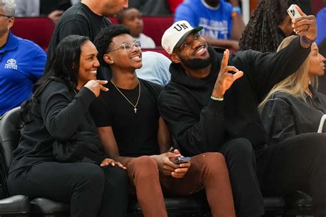 LeBron James Supports Son Bronny at McDonald's All-American Game