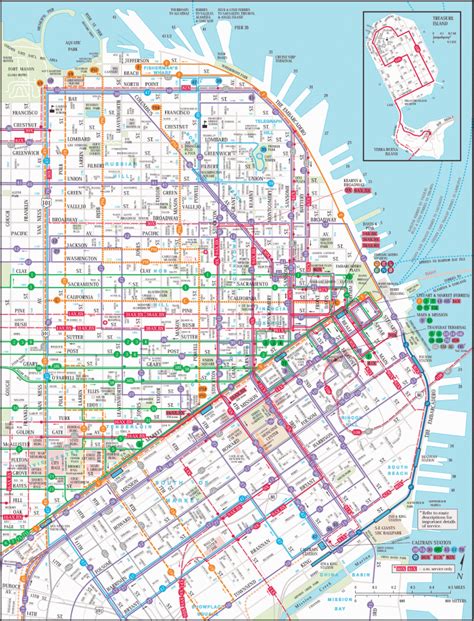 Printable Map San Francisco Cable Car Routes - Printable Maps