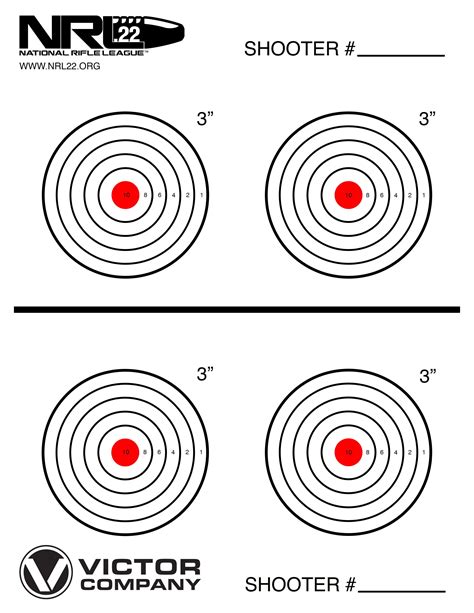 Free Printable 22 Rimfire Targets