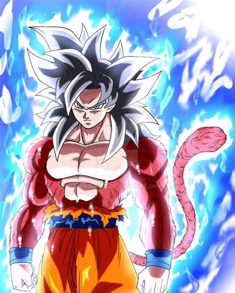 Goku Ssj 4 Ultra Instinct by AniArtes on DeviantArt | Dragon ball super artwork, Dragon ball art ...