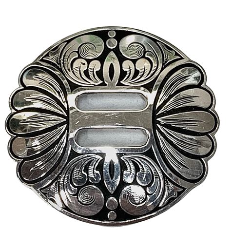 Garcia Slotted Silver Conchos – J.M. Capriola