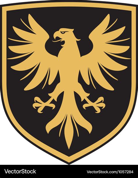 Eagle - coat of arms Royalty Free Vector Image