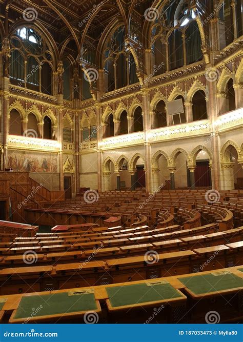 Inside Hungarian Parliament - Budapest, Hungary Editorial Stock Photo ...