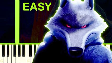 DEATH WHISTLE THEME | Puss in Boots 2 The Last Wish - EASY Piano Tutorial Acordes - Chordify