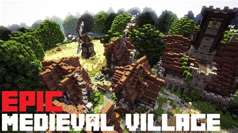 Files & music: Minecraft medieval village download