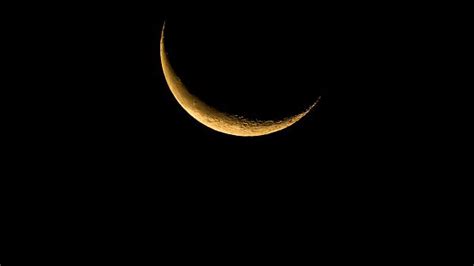 Astronomy Crescent Moon