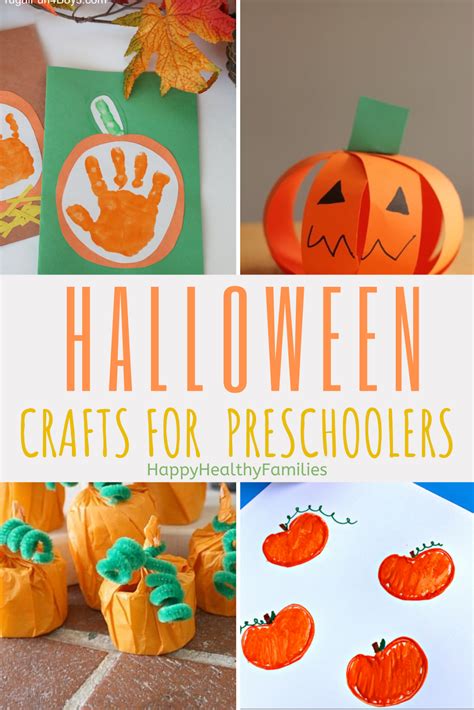 Happy Healthy Families - Food, Family & Home : Cutest Pumpkin Halloween Crafts Preschool Kids ...