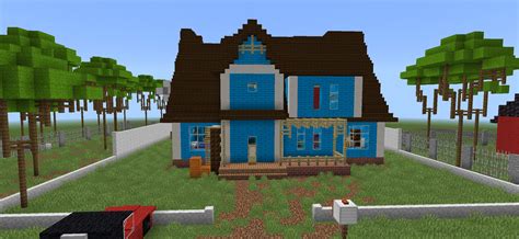 Hello Neighbor act 1 Minecraft Map