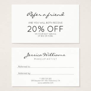 Referral Business Cards & Templates | Zazzle