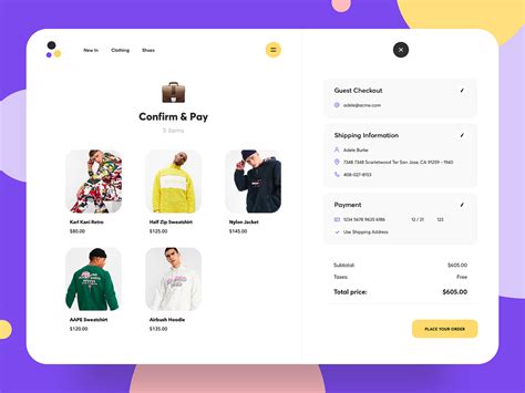 Order Page designs, themes, templates and downloadable graphic elements on Dribbble