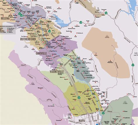 Napa Valley Winery Map | Plan Your Visit To Our Wineries - Sonoma ...