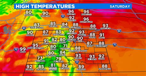 Colorado Weather: Hot Weekend Ahead With Mountain T-Storms Likely - CBS ...