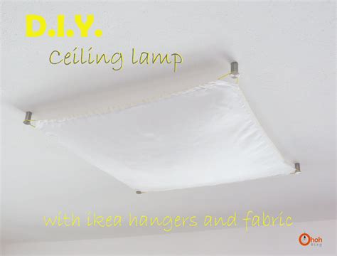 DIY Ceiling lamp - Ohoh deco