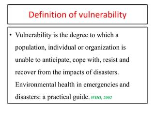 Vulnerability | PPT