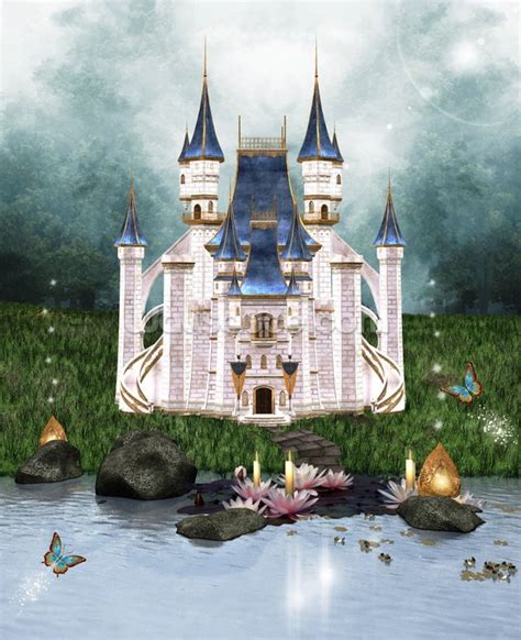 Enchanted Castle Wallpaper | Wallsauce US