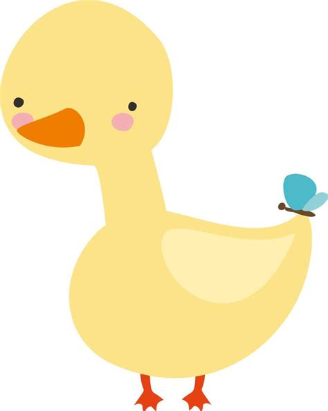 Yellow duck, illustration, vector on white background. 13718585 Vector ...