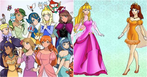10 Nintendo Characters Reimagined As Disney Princesses In Fan Art Pictures