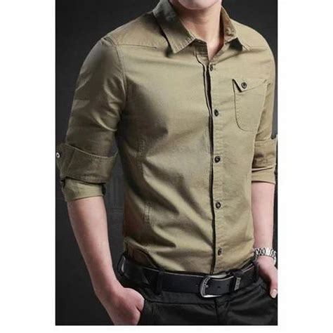 Men Plain Casual Shirt, Gents Casual Shirt, Men Plain Shirt, मेन्स ...