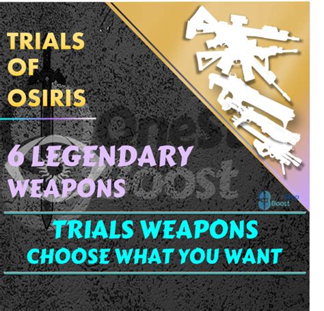 Trials Weapons - Choose what you want! - OneStopBoost