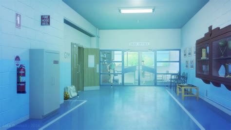 anime School Hall | vxx | Pinterest | School hall and 2d